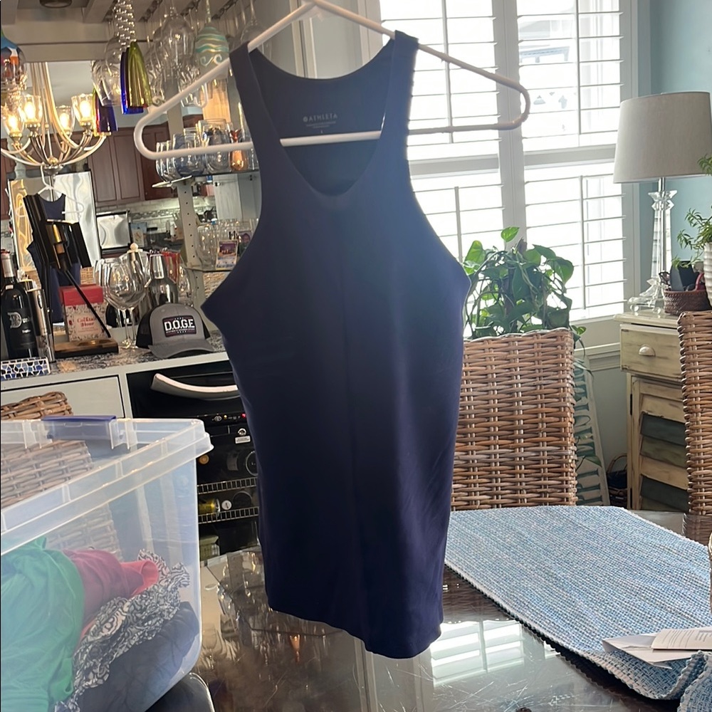 Navy  Athletic Tank Top